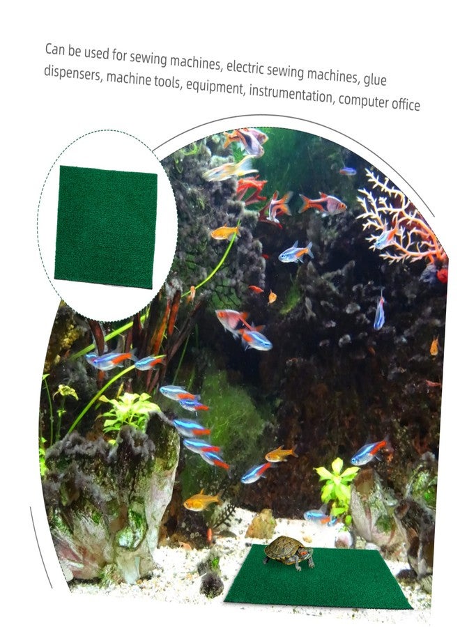 FONDOTIN Fish Tank Simulation Turf Artificial Landscaping Mat for Fake Grass for Turtle Basking Platform Flowerpot Decor - Image 4